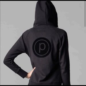 NEW Tabi Noir x Pure Barre zip up hoodie XS